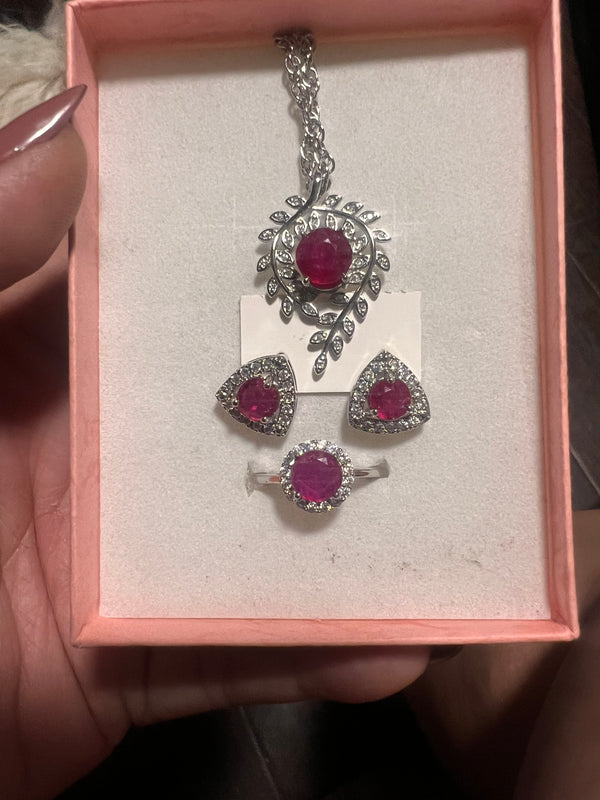 Natural Ruby Set