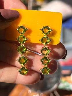 Genuine Peridot Earrings