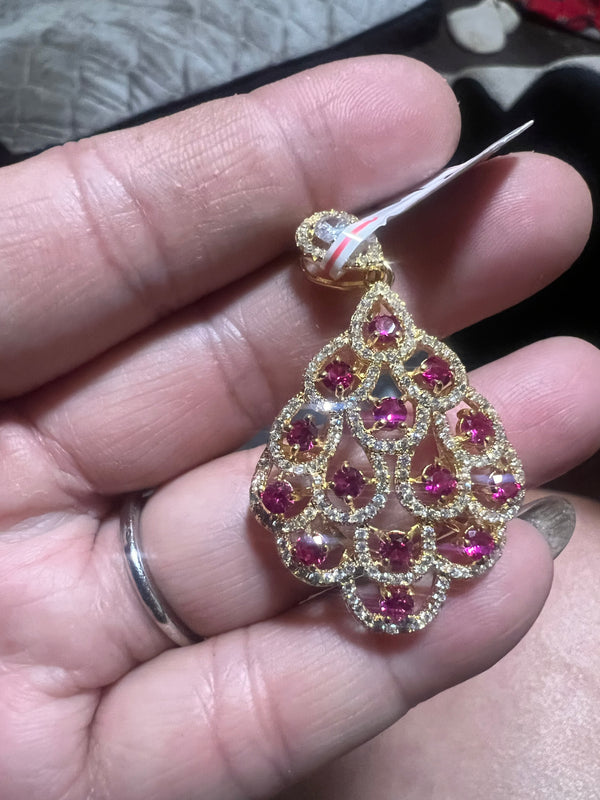 Natural Burmese Ruby Pendent