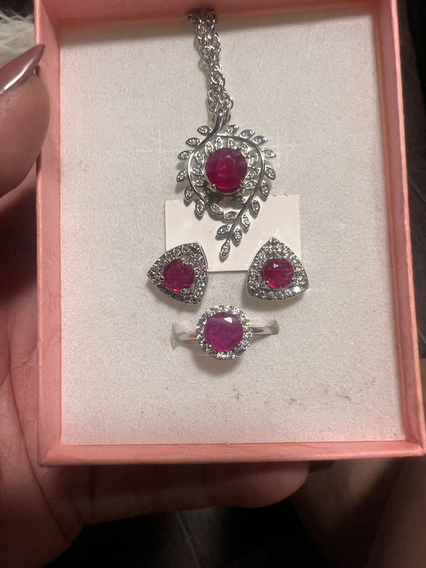 Natural Ruby Set