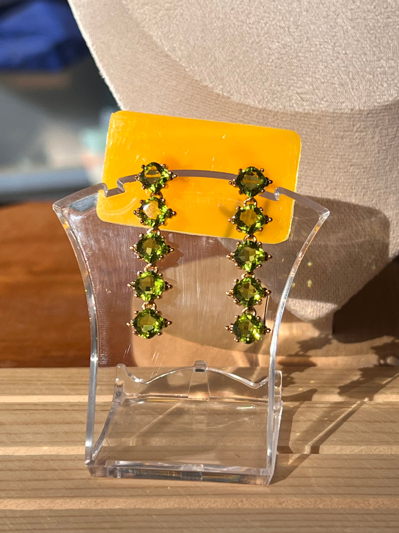 Genuine Peridot Earrings
