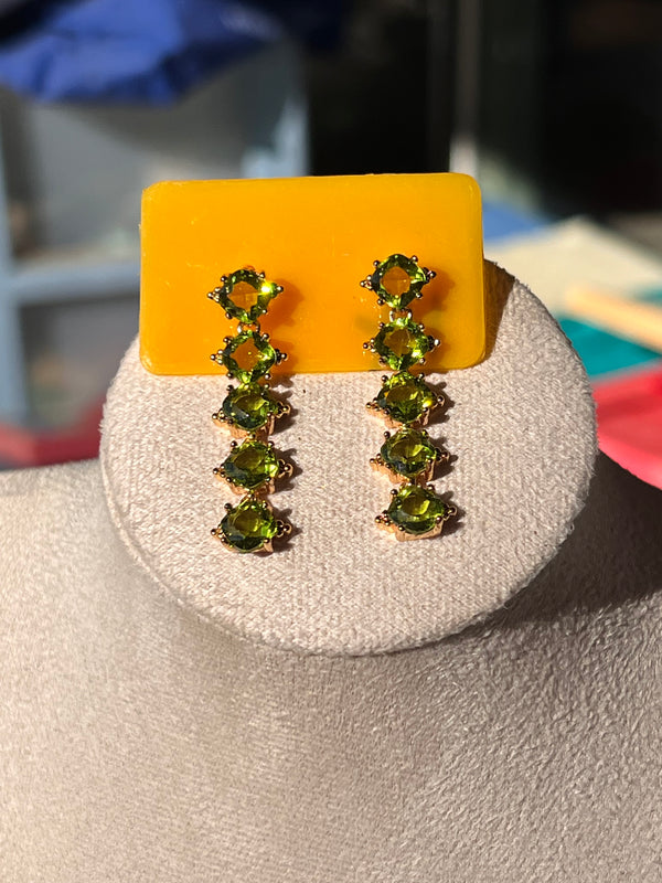Genuine Peridot Earrings