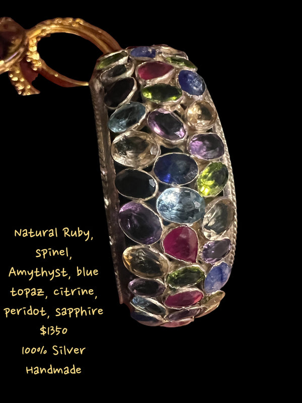 Multicolor Gemstones Bracelet