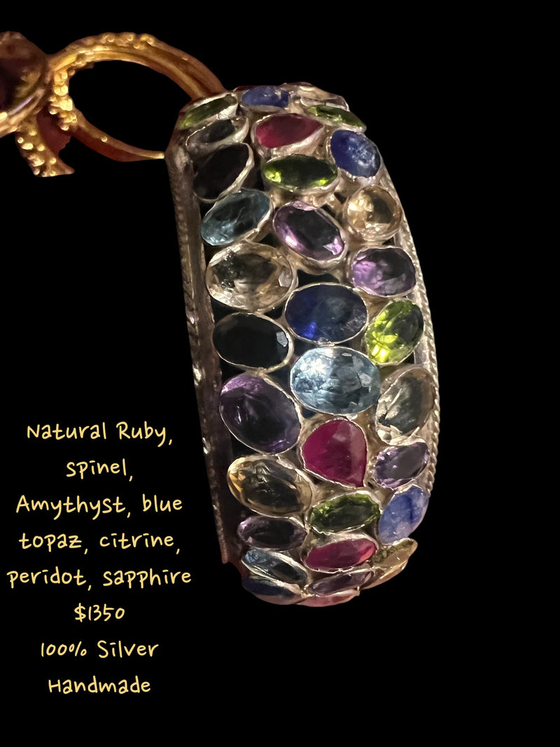 Multicolor Gemstones Bracelet