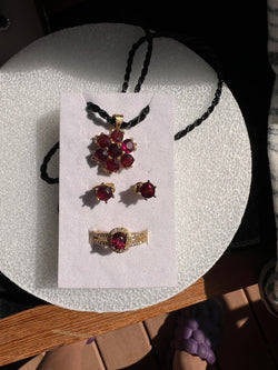 Natural Garnet Set