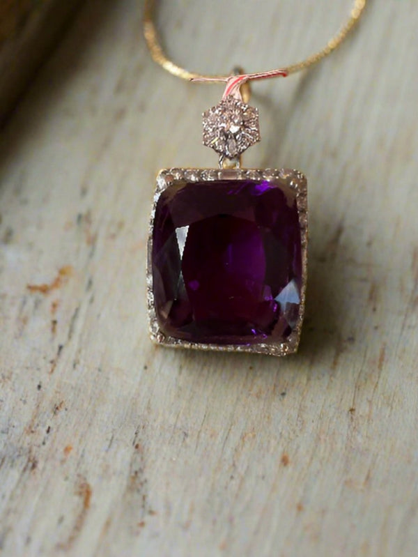 Genuine Amethyst Pendent