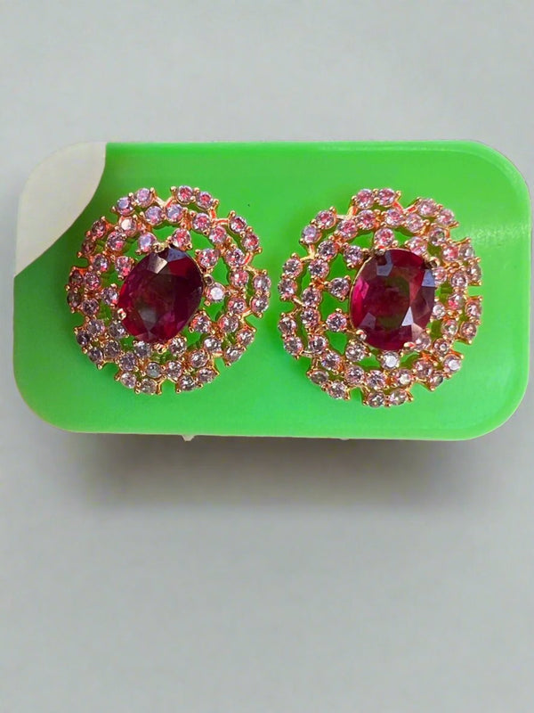 Genuine Garnet Earrings