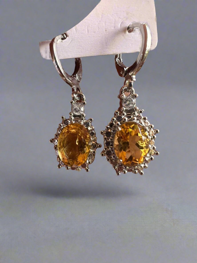 Citrine Dangle Earrings
