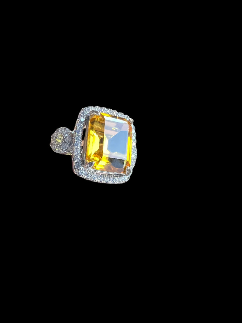 Natural Citrine Ring