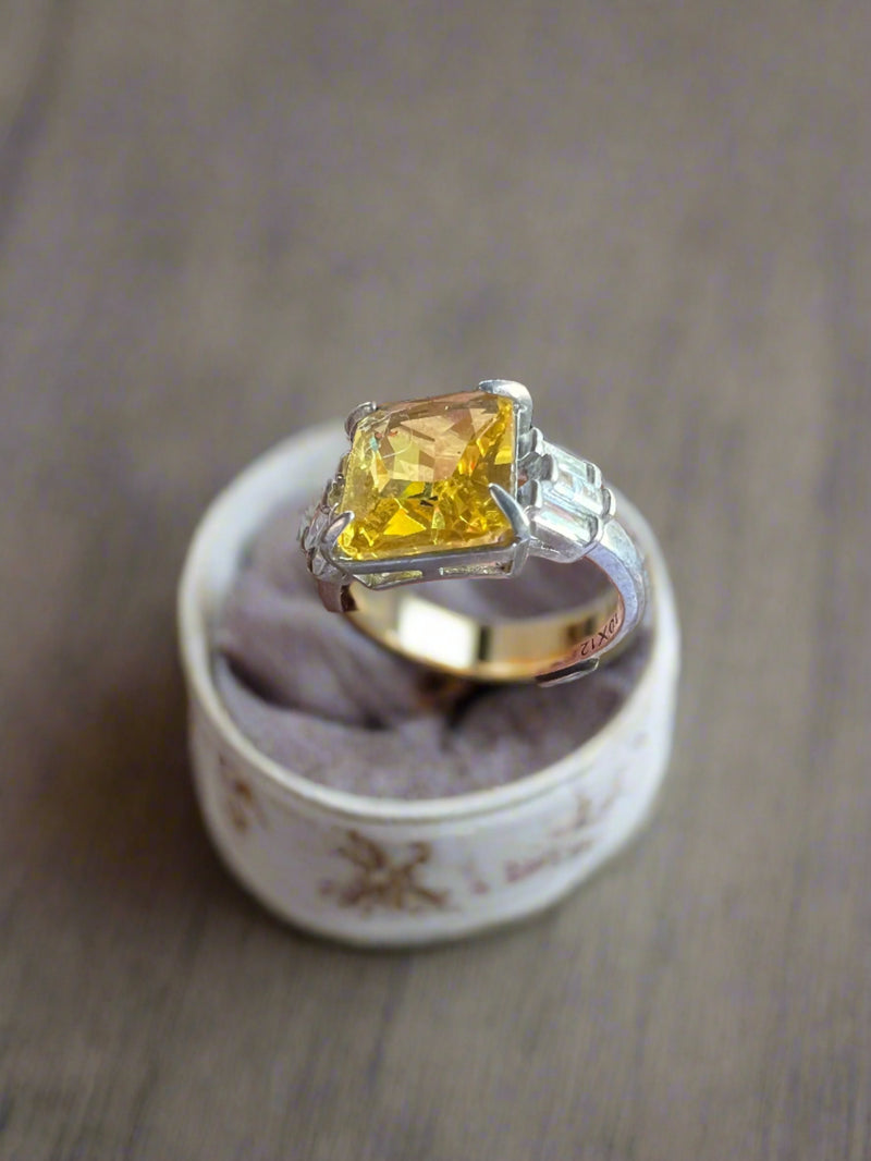 Natural Citrine Ring
