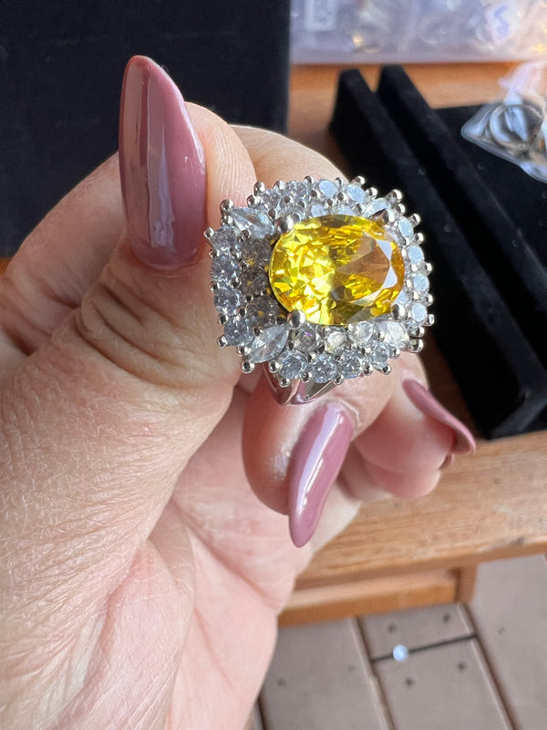 Natural Citrine Ring