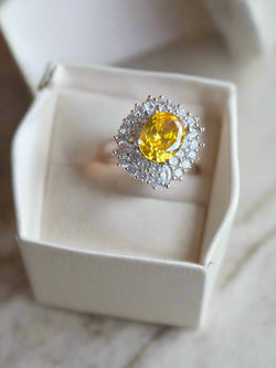 Natural Citrine Ring