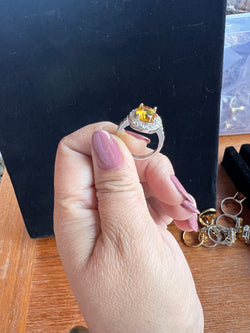 Natural Citrine Ring