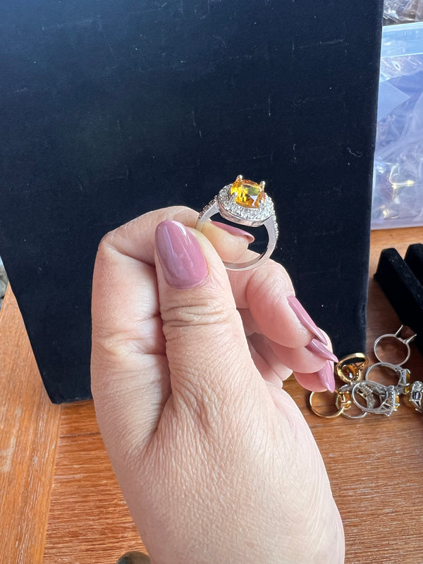 Natural Citrine Ring