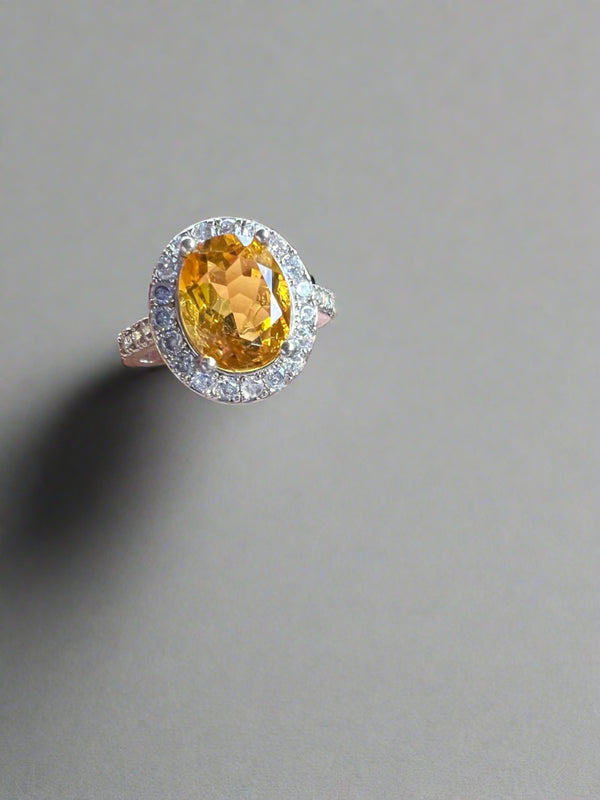 Natural Citrine Ring
