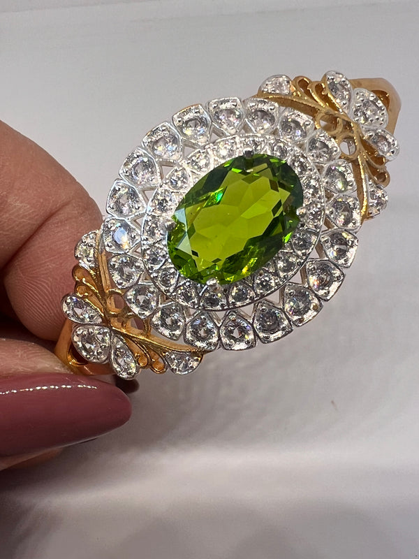 Natural Peridot Bracelet