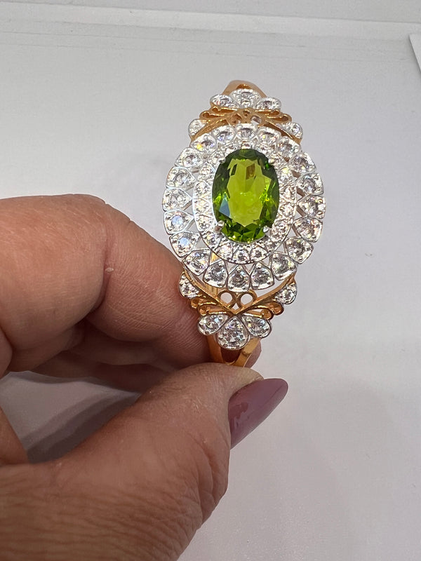 Natural Peridot Bracelet