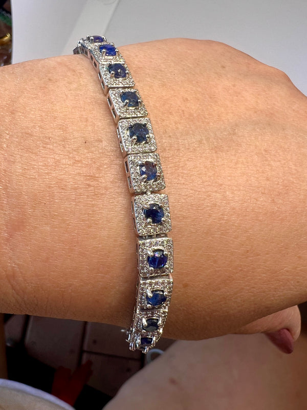 Natural Sapphire Bracelet