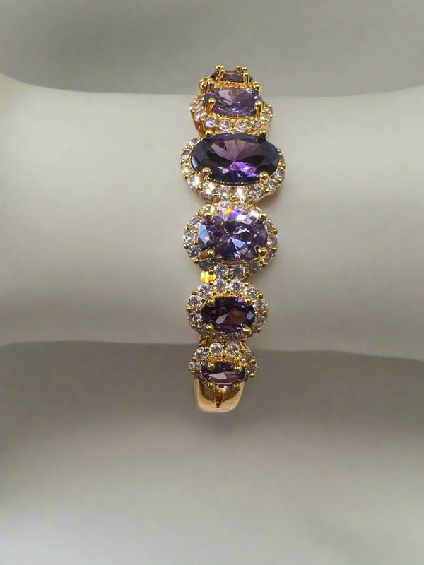 Natural Amethyst Bracelet