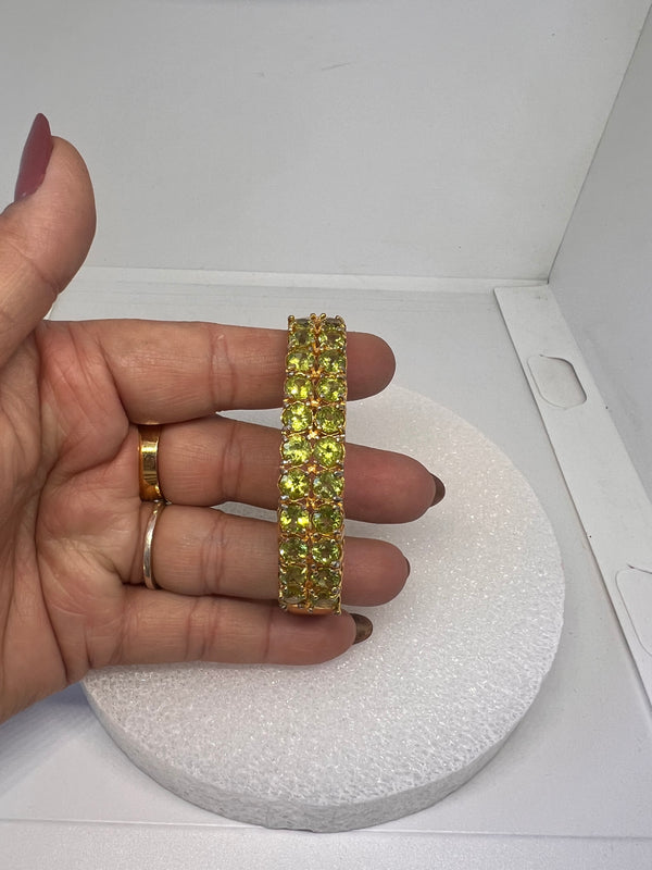 Natural Peridot Bracelet
