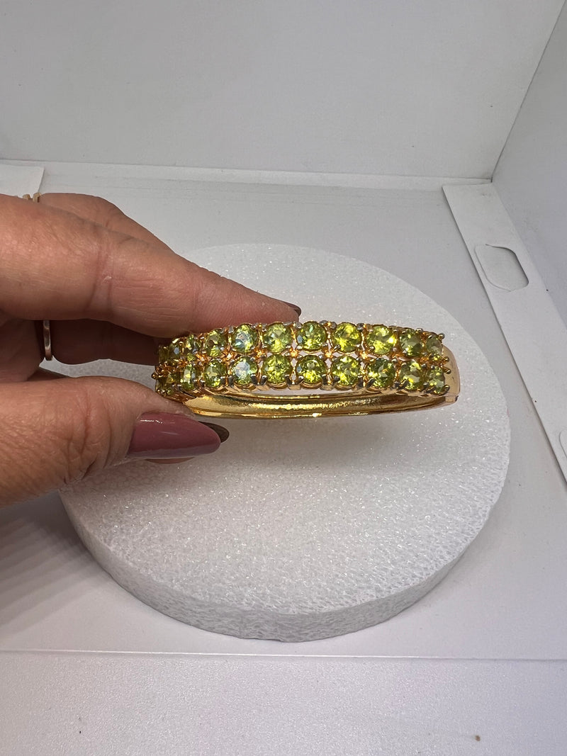 Natural Peridot Bracelet