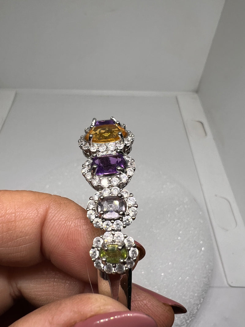 Multi Color Topaz Bracelet