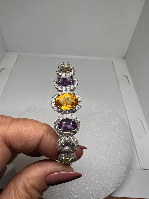 Multi Color Topaz Bracelet