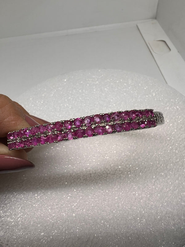 Grnuine untreated Burmese Ruby Bracelet