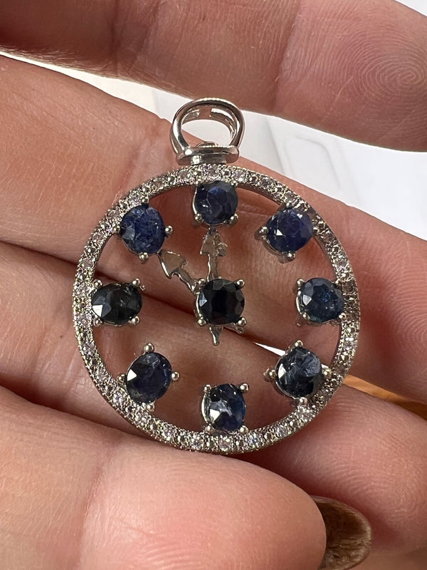 Genuine Sapphire Pendant