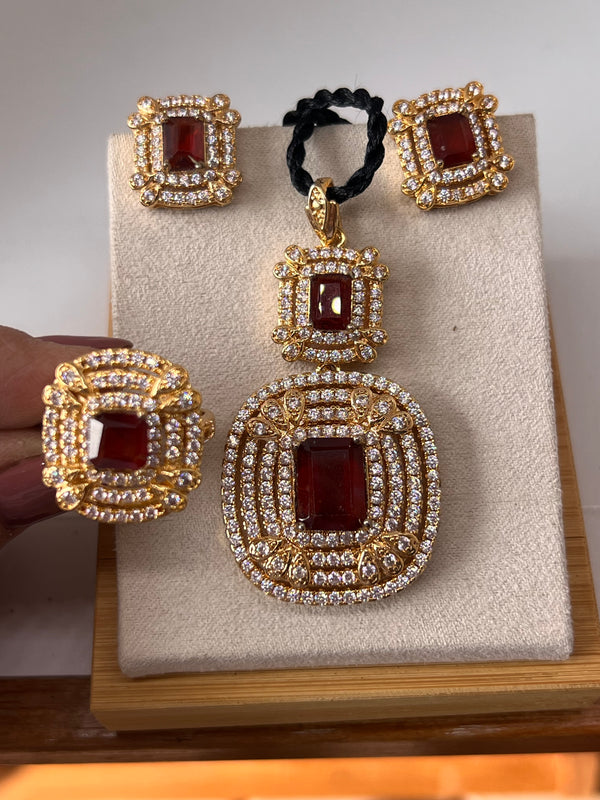 Natural Garnet Set