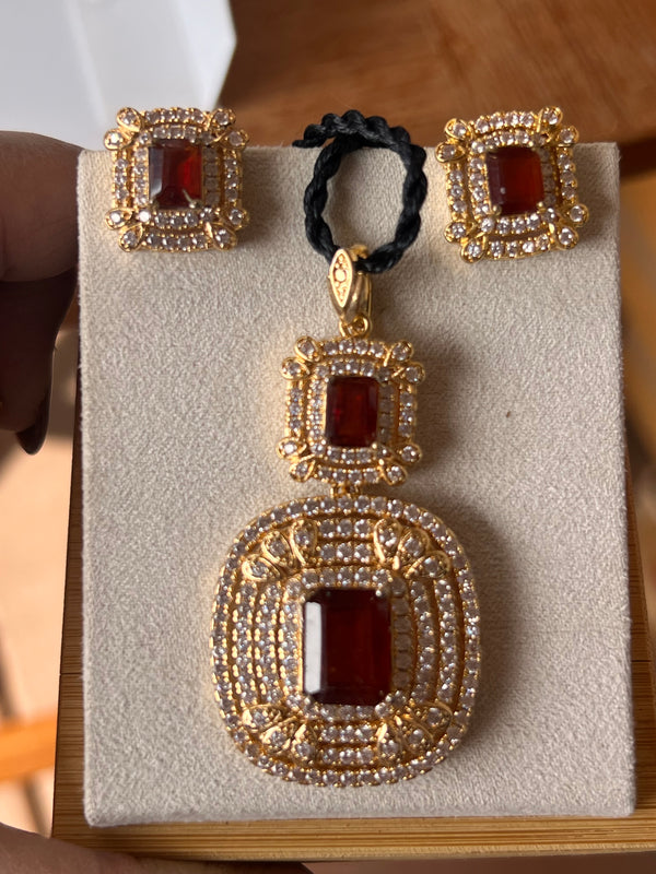 Natural Garnet Set