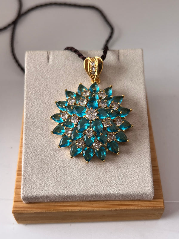 Blue Topaz Pendant