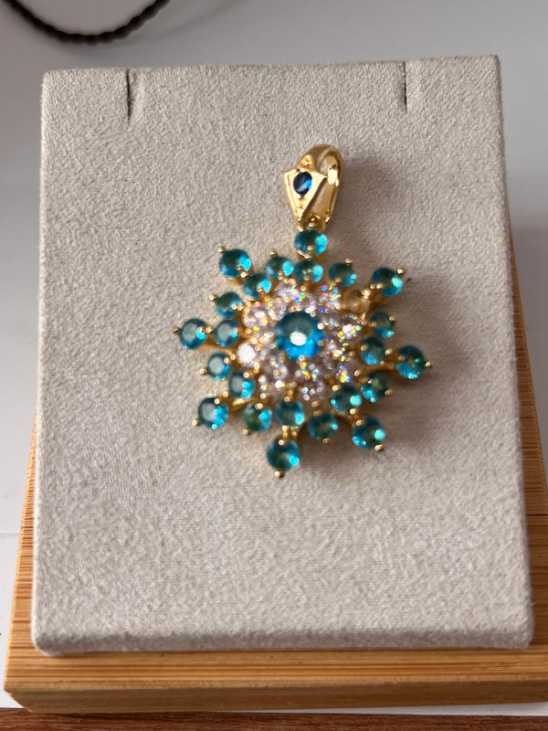 Blue Topaz Pendant