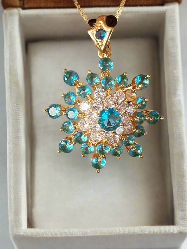 Blue Topaz Pendant