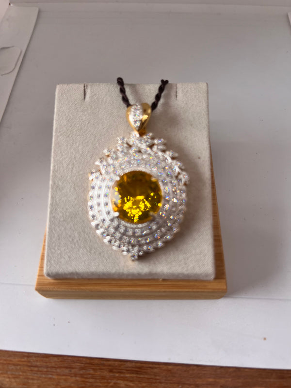 Genuine Citrine pendant