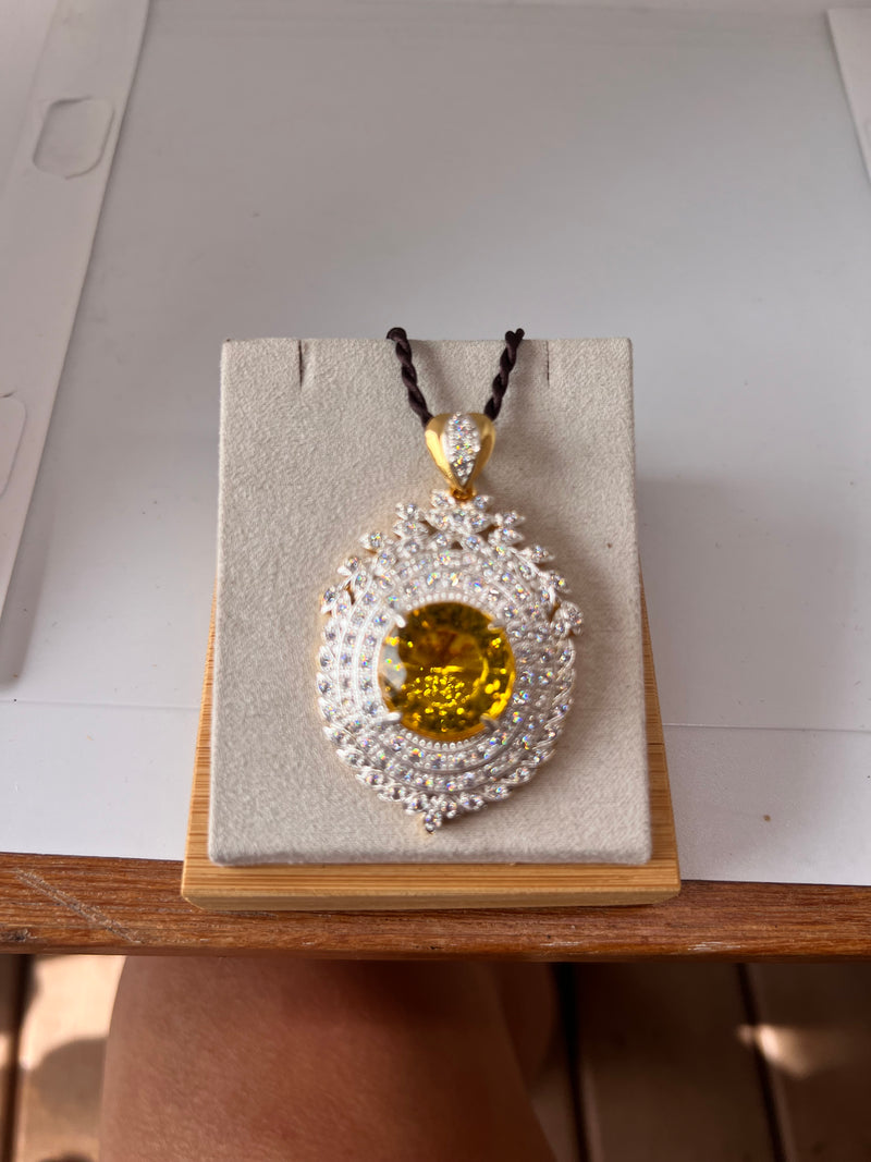 Genuine Citrine pendant