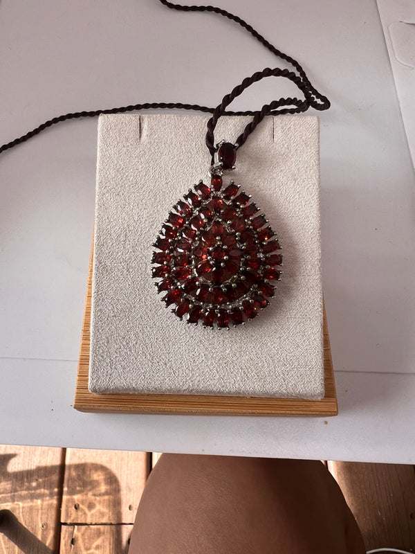 Natural Garnet pendant