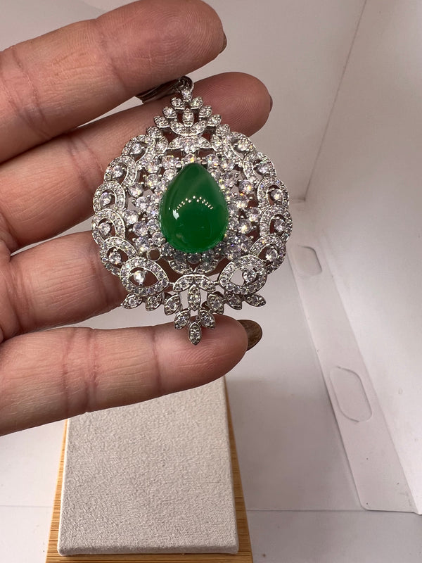 Green Chelcedony Pendant