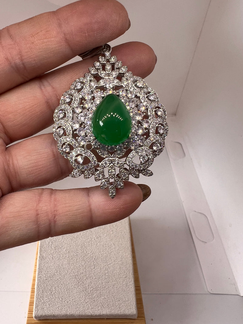 Green Chelcedony Pendant