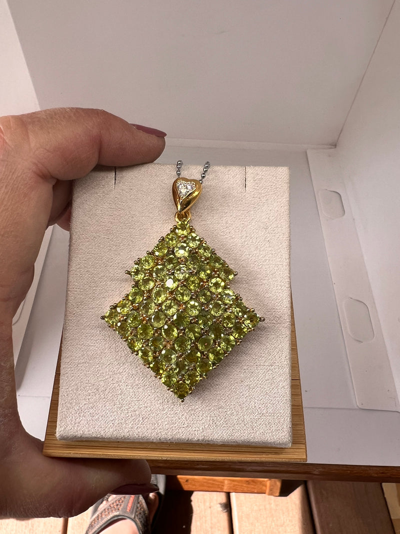 Genuine Peridot Pendant