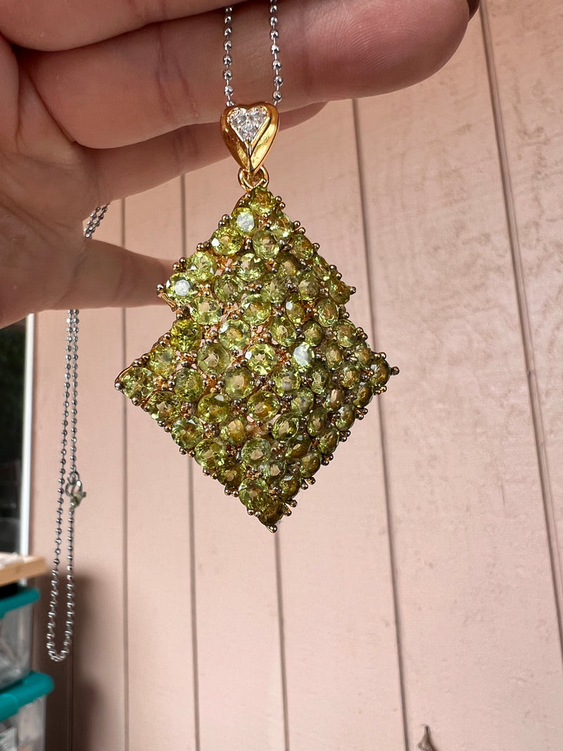 Genuine Peridot Pendant
