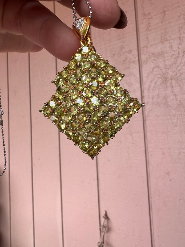 Genuine Peridot Pendant