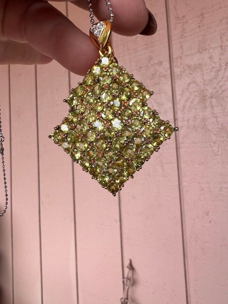 Genuine Peridot Pendant