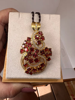 Natural Garnet Pendant