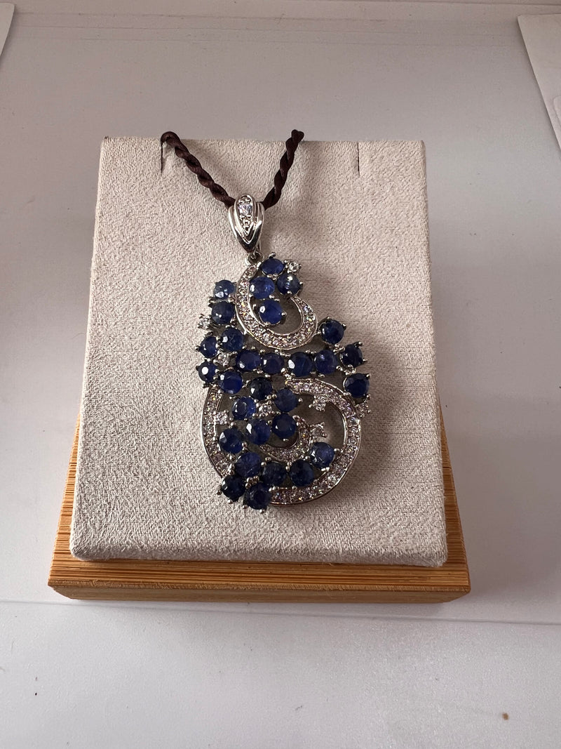 Natural Sapphire Pendant
