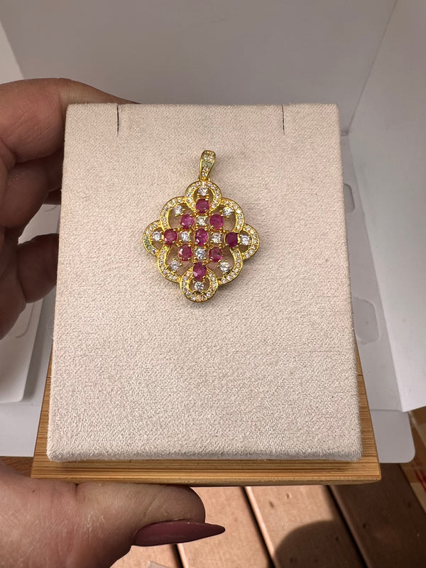 Mogok Ruby Pendant