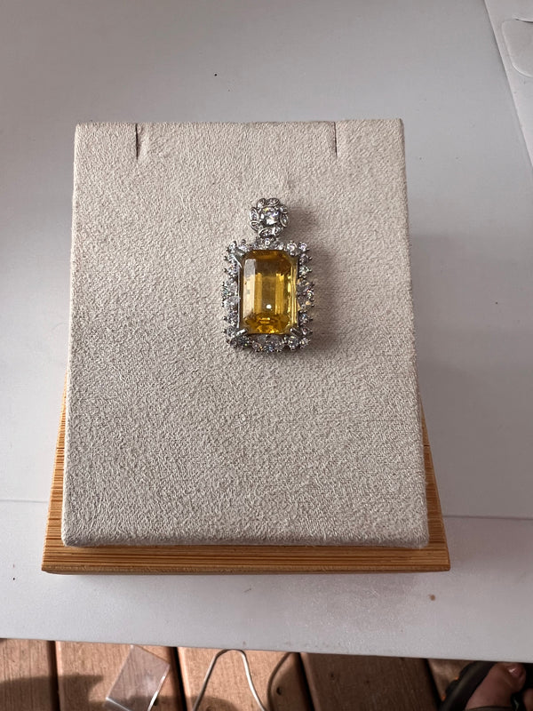 Natural Citrine Pendant