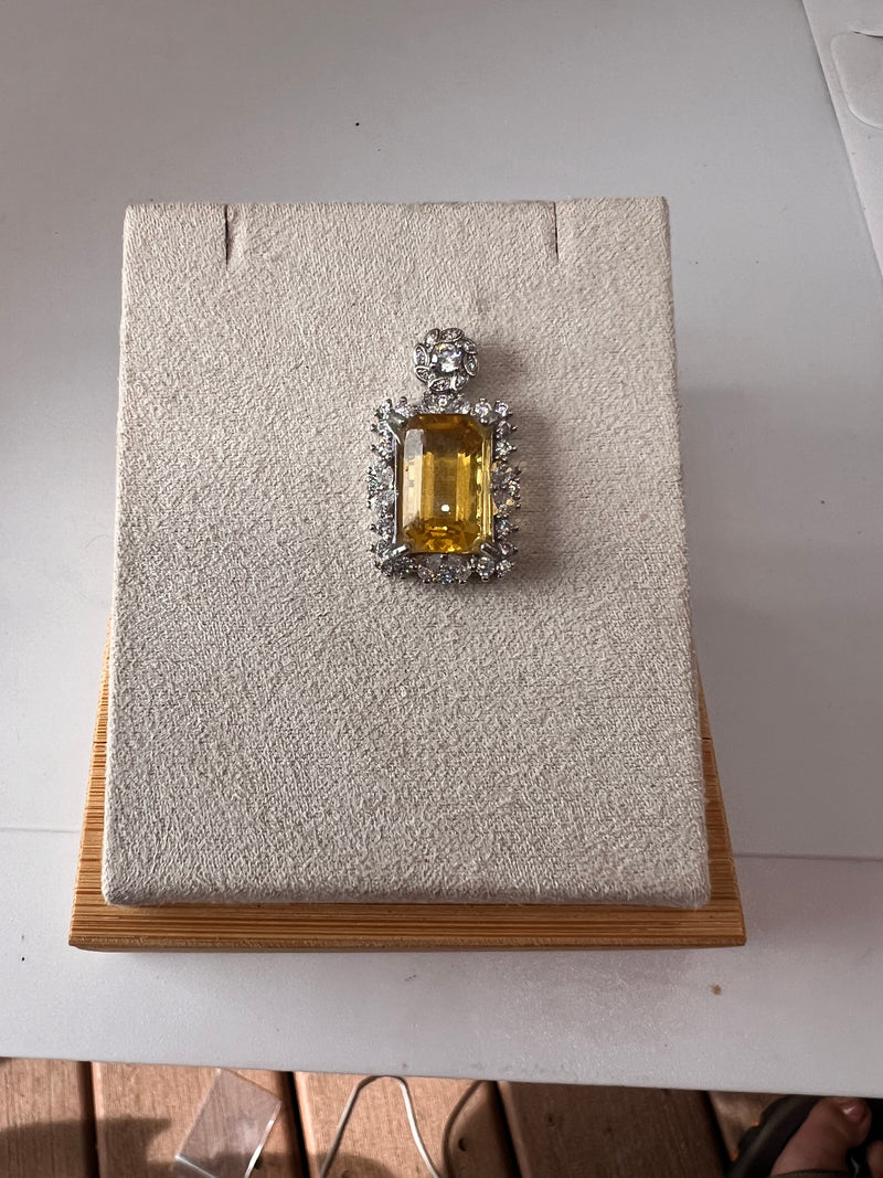 Natural Citrine Pendant