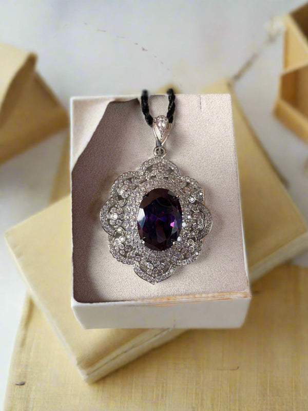 Genuine Amethyst Pendant
