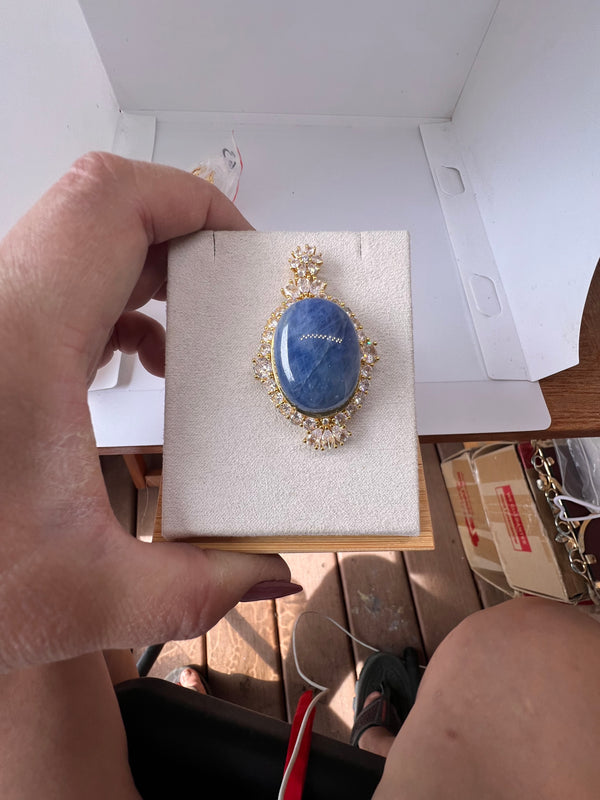 Genuine Sapphire Pendant